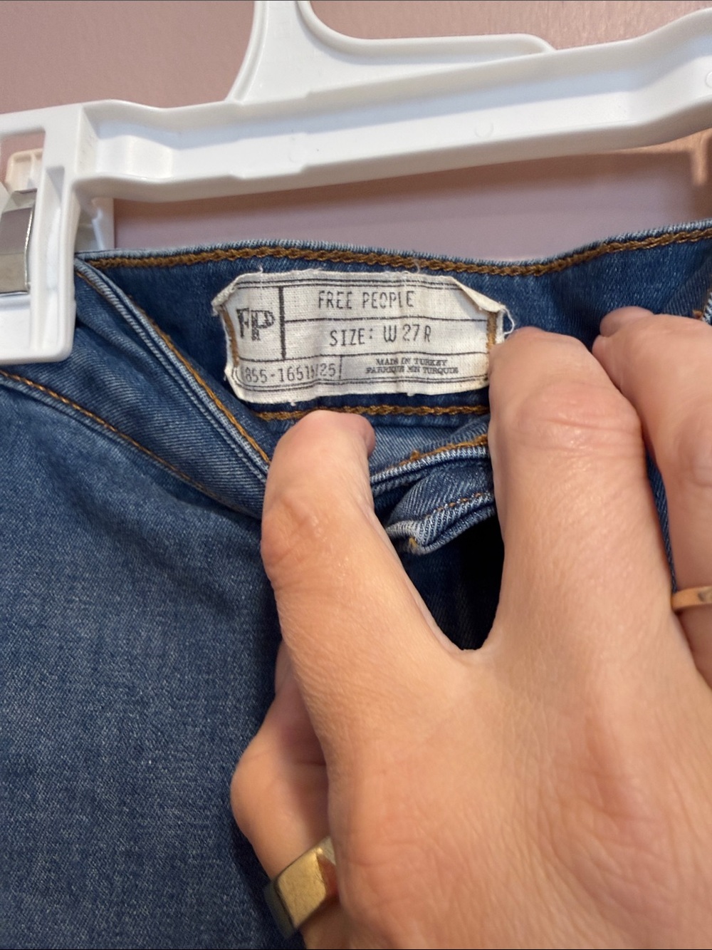 Free People Indigo Flare Jeans - Picture 2 of 4